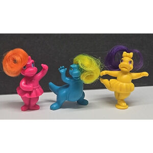 Darlin' Dinos Babies Dinosaur Figure Lot Of 3 90s Lil' Dino Toys Vintage